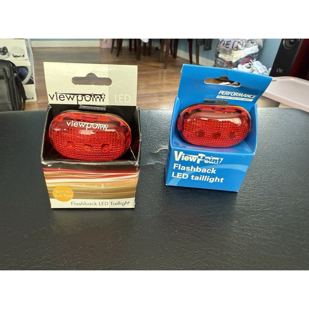 View Point Flashback Bicycle Lights‎ Lot Of 2 , New